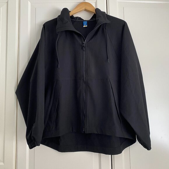 Old Navy Black Windbreaker - Picture 1 of 4